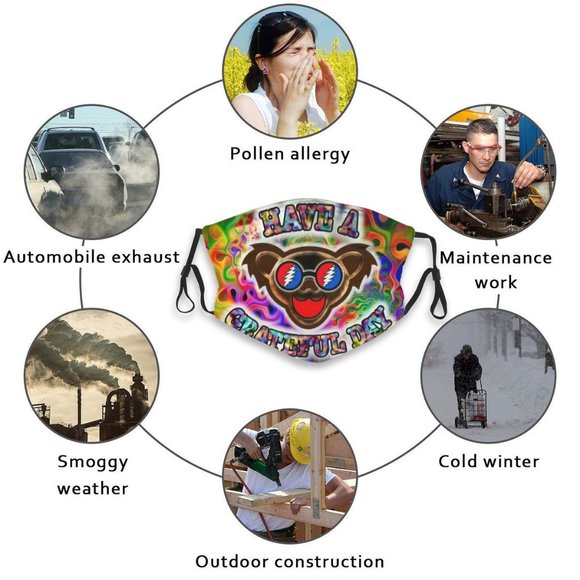 Grateful dead Face Cover Headband Balaclavas - Picture 7 of 7